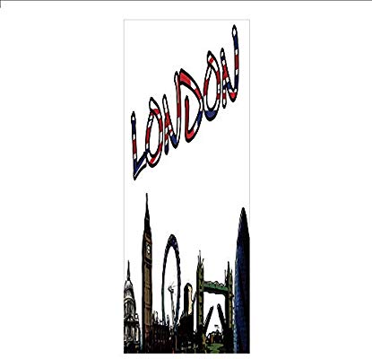 415x400 Decorative Film Privacy Window Film No Glue,london