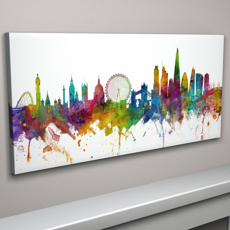 900x900 London Skyline Cityscape Number Two