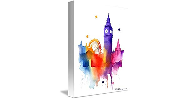 600x350 Imagekind Wall Art Print Entitled London Skyline