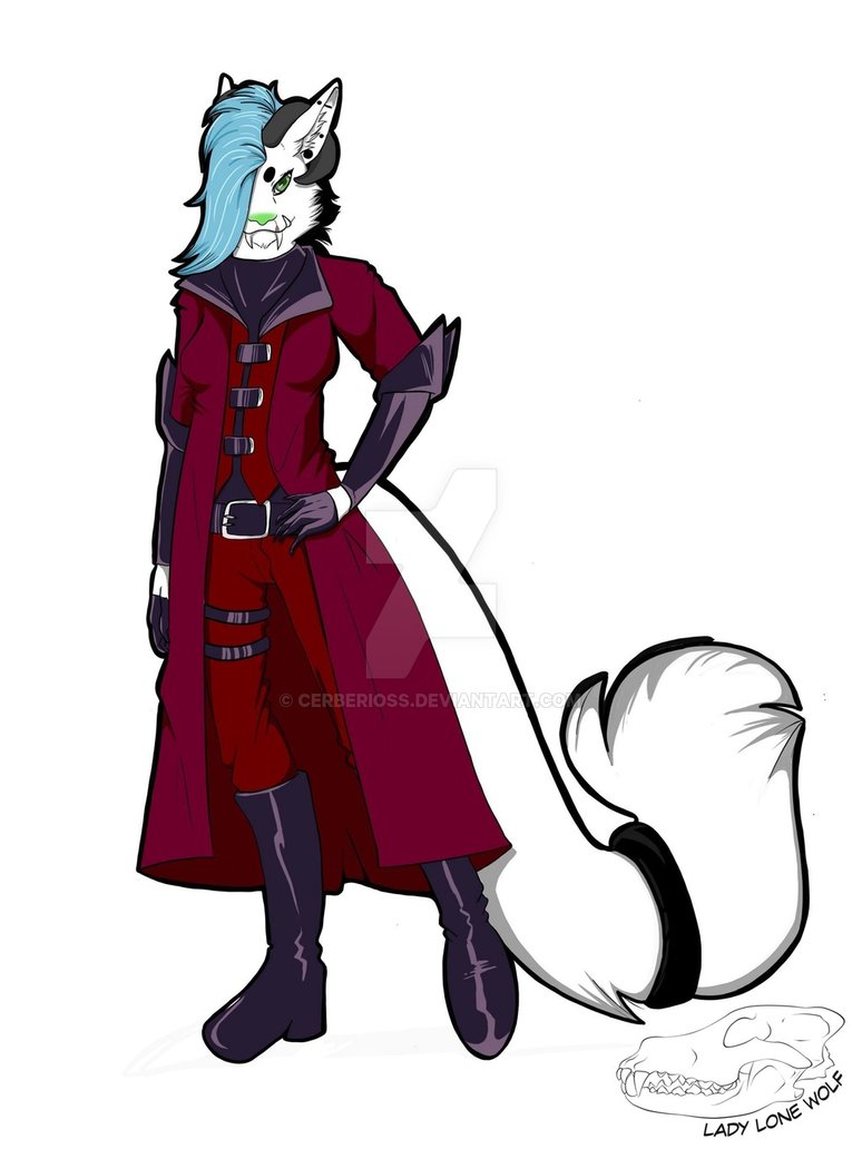 774x1032 Lady Lone Wolf Draw