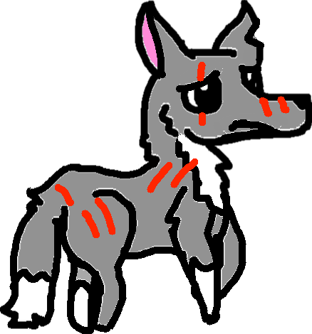 438x470 A Lone Wolf's Mark Finished Tynker