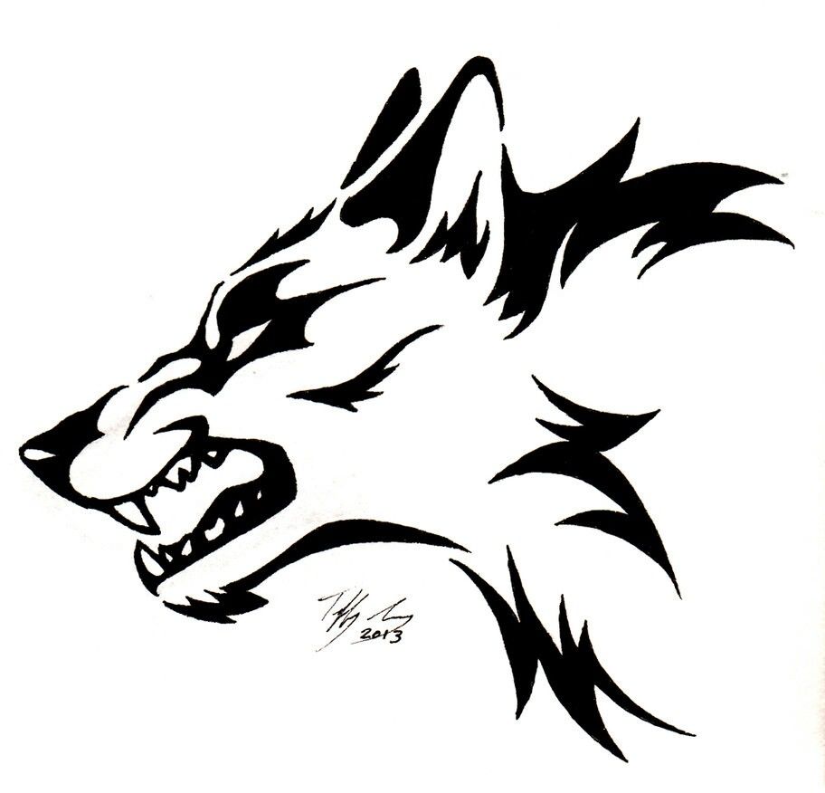 912x876 Snarling Wolf Tattoos Tribal Wolf Tattoo, Wolf Tattoo Design
