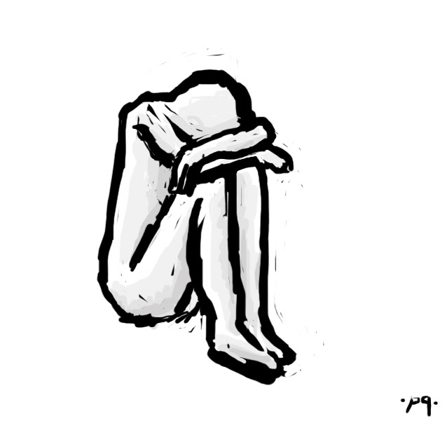 Loneliness Drawing | Free download on ClipArtMag