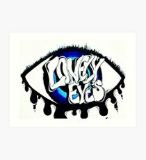 210x230 Lonely Eyes Drawing Art Prints Redbubble