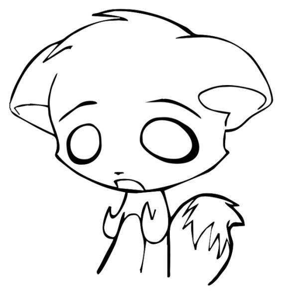 578x597 My Lonely Fox