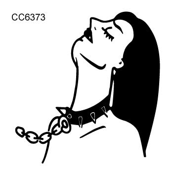 354x354 Lonely Girl Temporary Tattoo Ondecal
