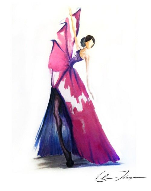 500x632 Long Purple Dress