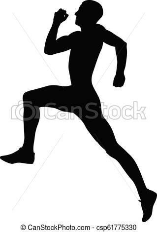 319x470 explosive long jump jumper athlete black silhouette