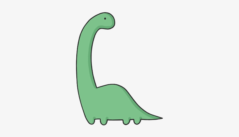 Long Neck Dinosaur Drawing