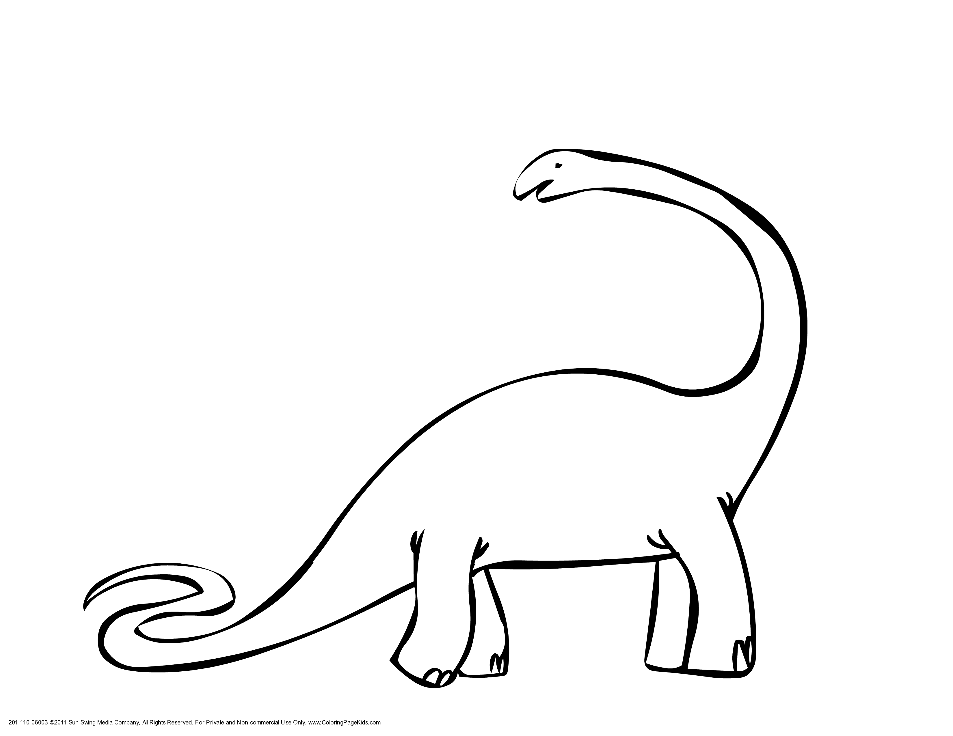 3300x2550 Dinosaur Coloring Pages For Kids Fun Long Neck Page