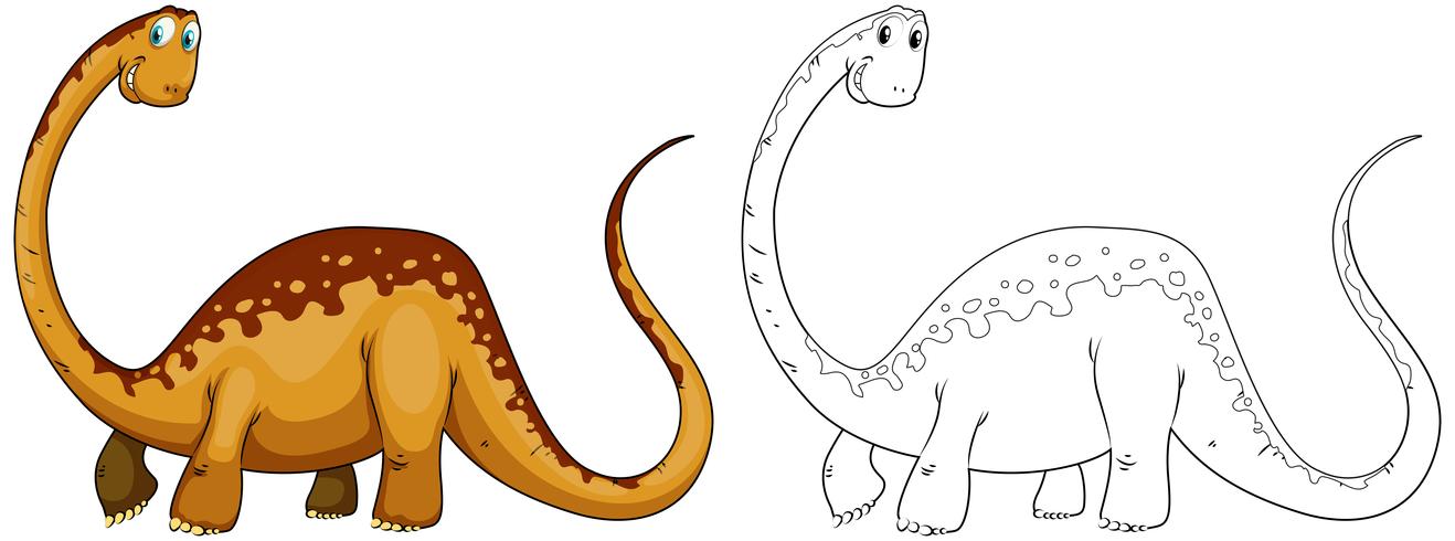 1318x490 Doodles Drafting Animal For Long Neck Dinosaur