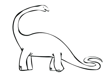 440x330 Long Neck Dinosaur Coloring