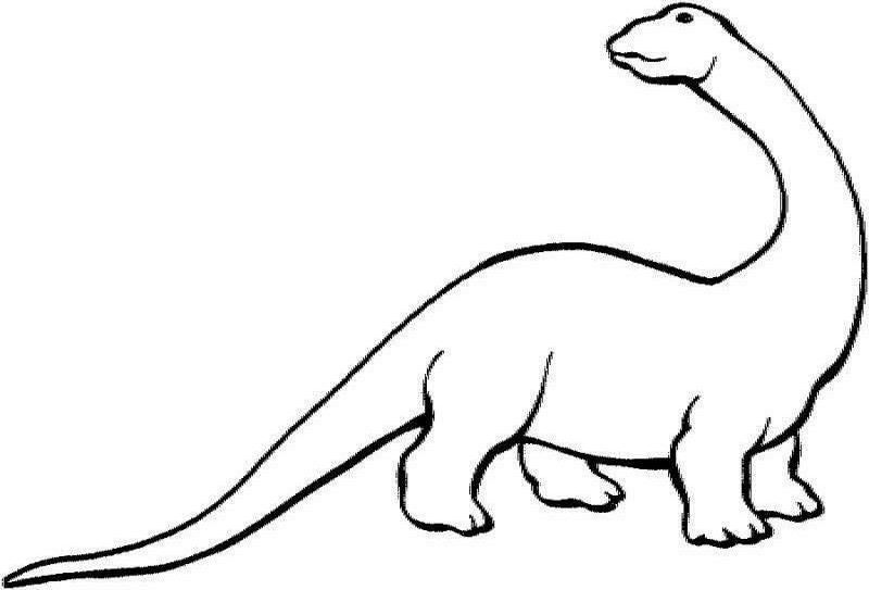 800x543 Long Neck Dinosaur Coloring