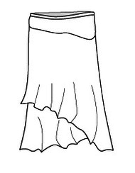 190x244 Long Soho Skirt