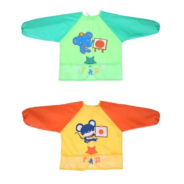 640x640 Toddler Baby Children Cartoon Drawing Eating Feeding Waterproof