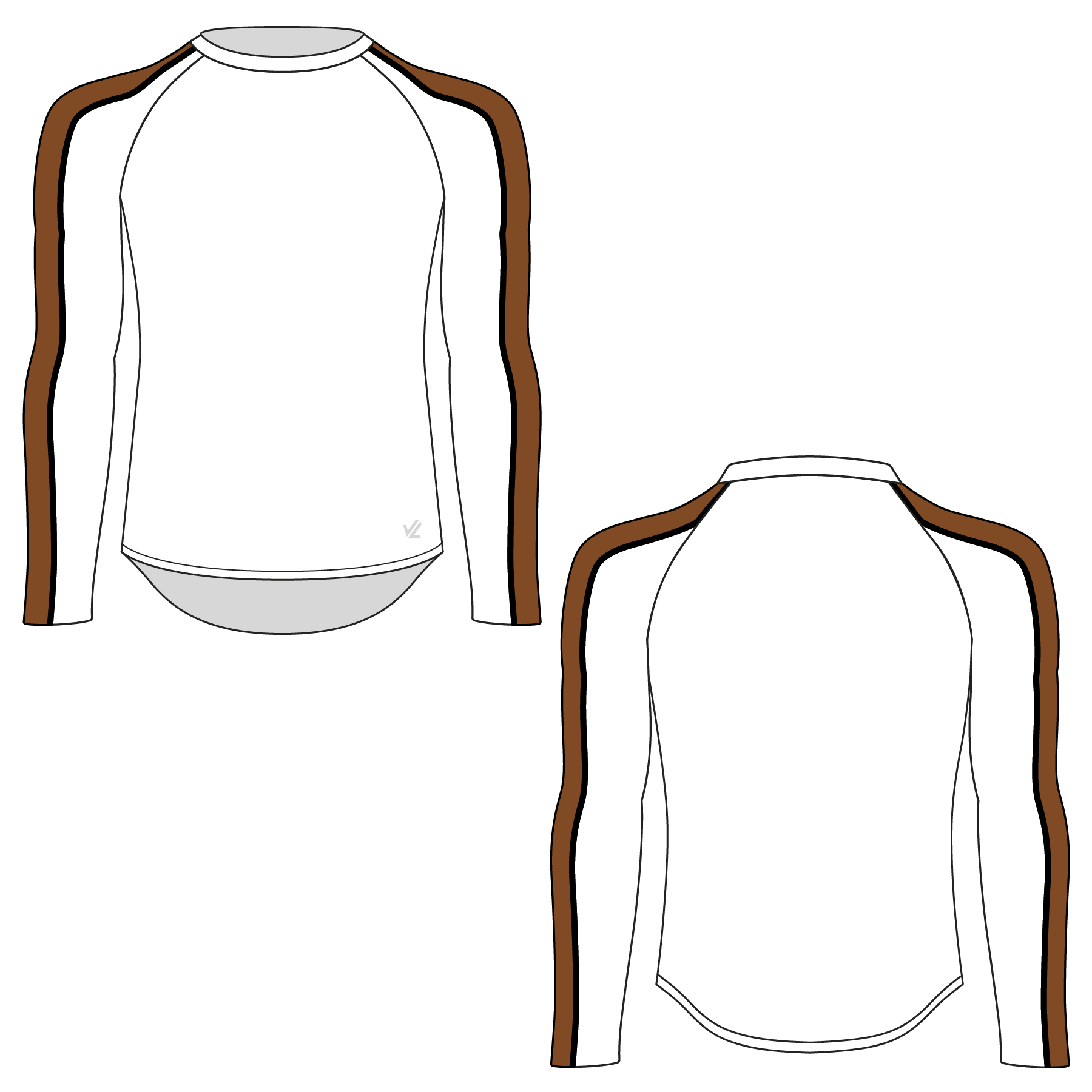 1800x1801 Unisex Long Sleeve Tech Shirt Stripe