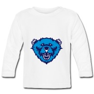 190x190 Bear Open Mouth Drawing Face Cartoon Baby Longsleeve Shirt