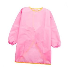 300x300 Children Kids Long Sleeve Apron Drawing Feeding Waterproof Smock S
