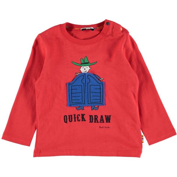 600x600 Babies 'petrus' Long Sleeved Applique Cowboy 'quick Draw' Text