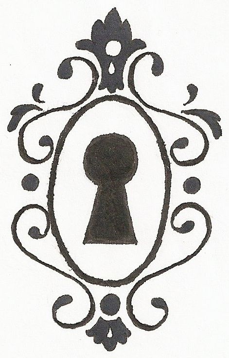 471x735 Clipart Keyhole