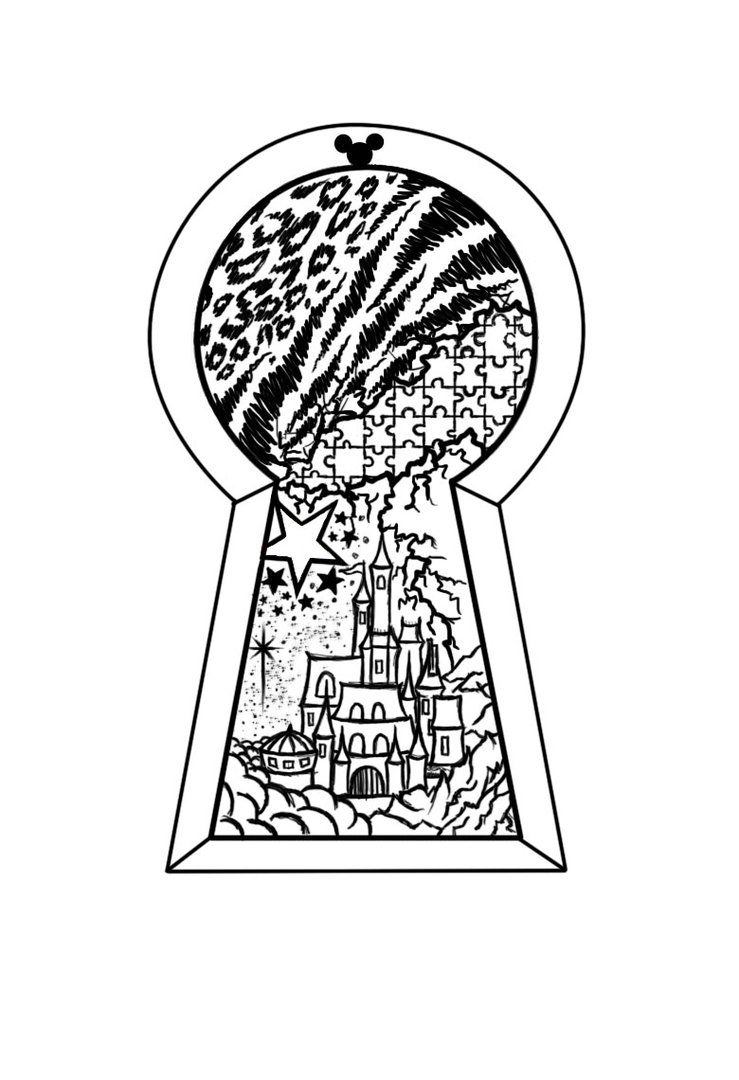 739x1080 Keyhole Disney Art Lesson Ideas Keys Keyholes Tattoo