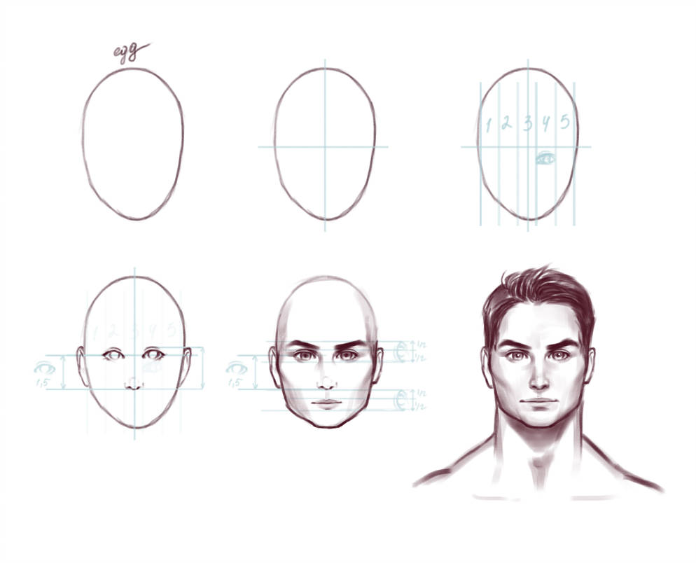 994x804 How To Draw A Woman's Face Tutorial