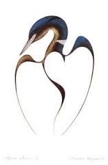 157x240 flying loon drawing