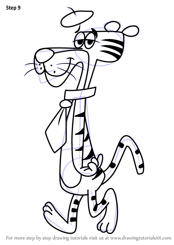 600x846 Learn How To Draw Cool Cat From Looney Tunes