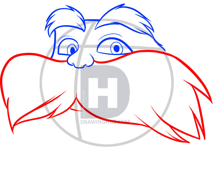 716x661 how to draw the lorax, the lorax, lorax, step