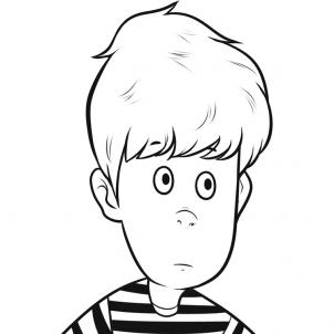 302x302 How To Draw Ted, Ted, The Lorax, Step