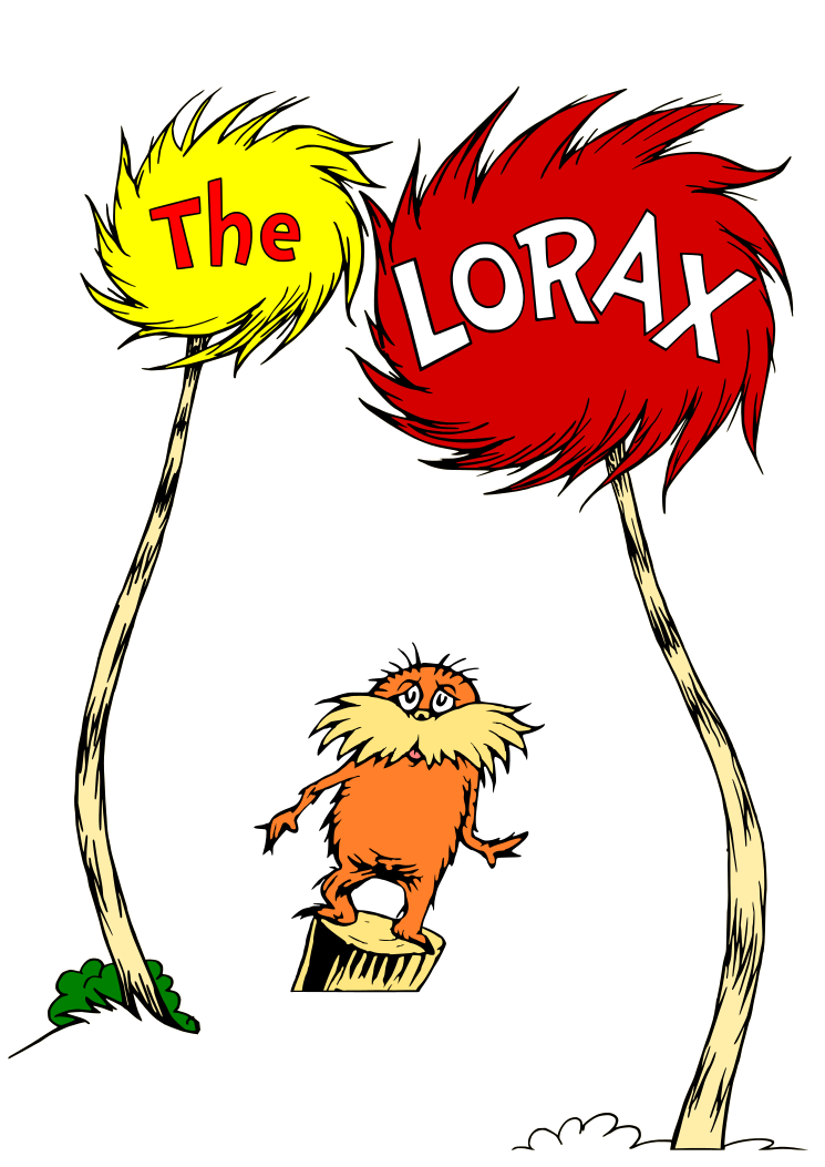 745x1053 Lorax Drawing Am The Speak For Trees Know Your Meme Clip Art