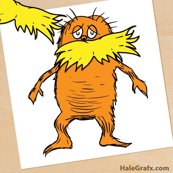 600x600 Free Printable Pin The Mustache On The Lorax