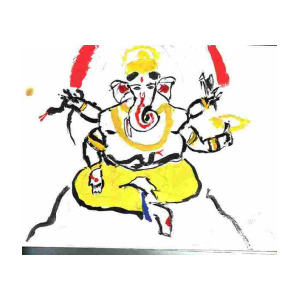 300x300 Lord Ganesha Drawing