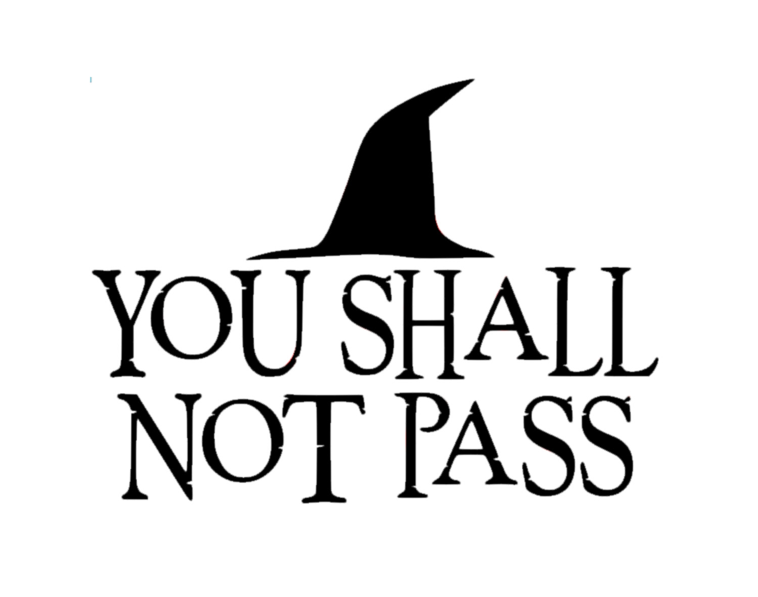 1500x1183 Lord Of The Rings Decal You Shall Not Pass Sticker Gandalf Etsy