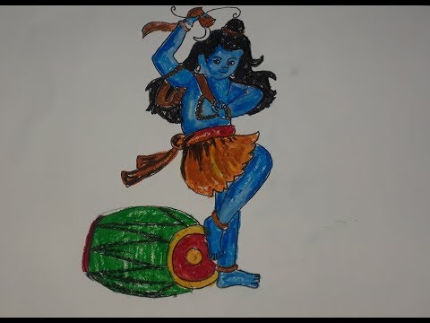 480x360 How To Draw Lord Shiva Drawing Step