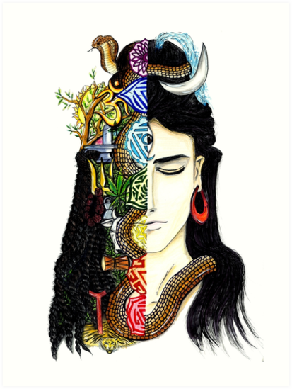 413x549 Lord Shiva Art Prints