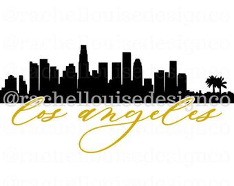 340x270 La City Silhouette Etsy