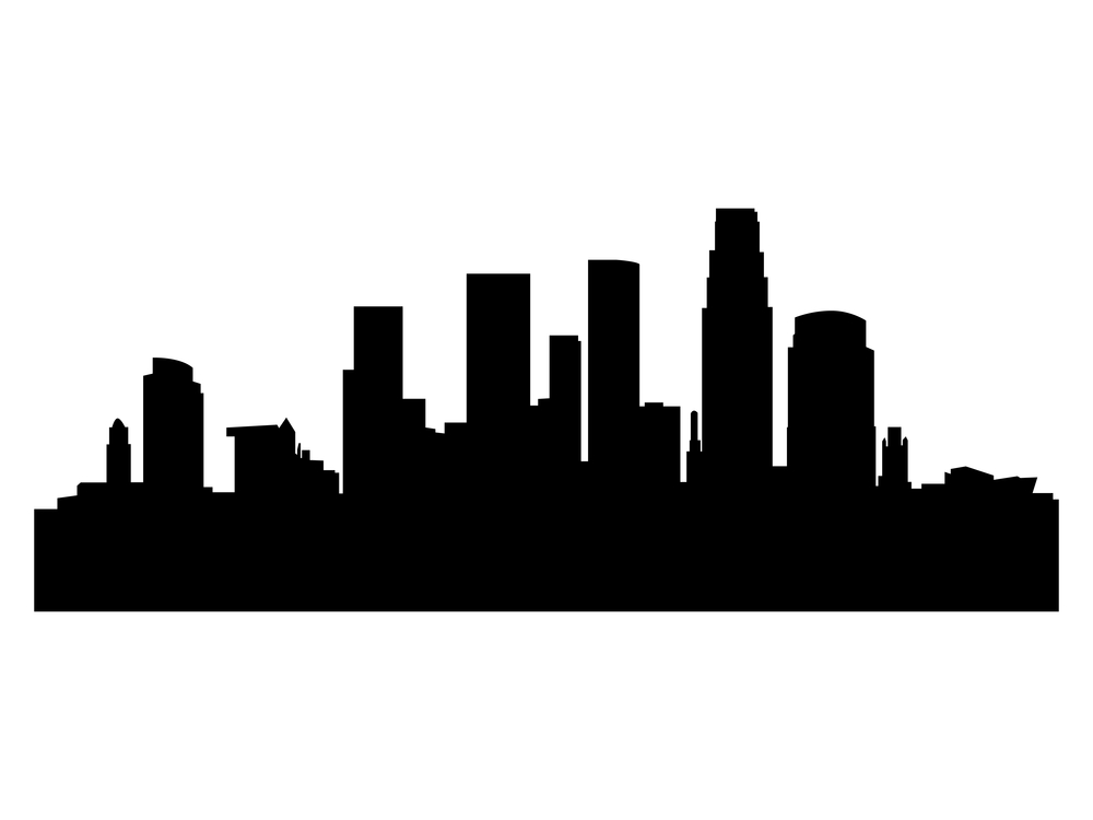 1000x750 Los Angeles Skyline Silhouette Png Images In Collection