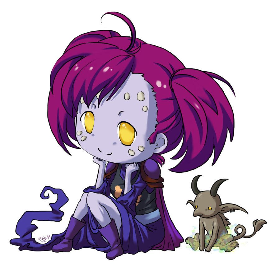 900x858 a little chibi of my undead warlock in world of warcraft with her