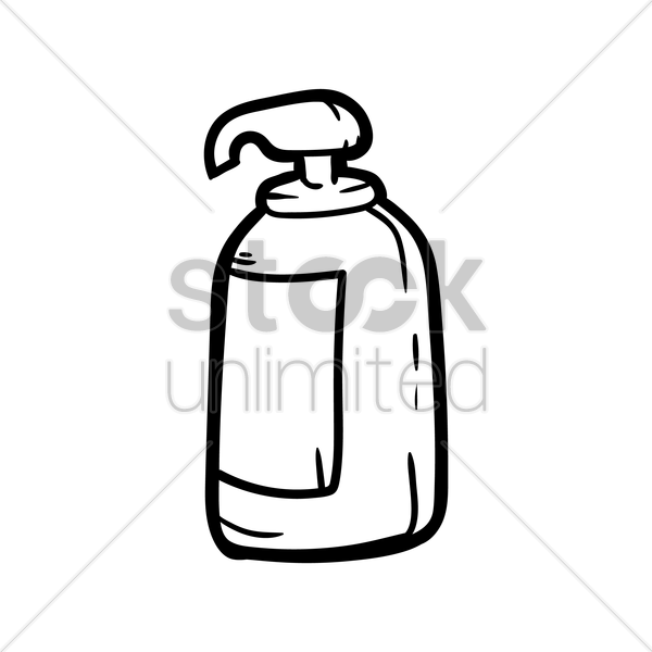 600x600 Lotion Bottle Vector Image