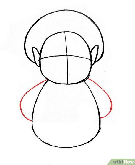 457x559 How To Draw A Hobbit Steps