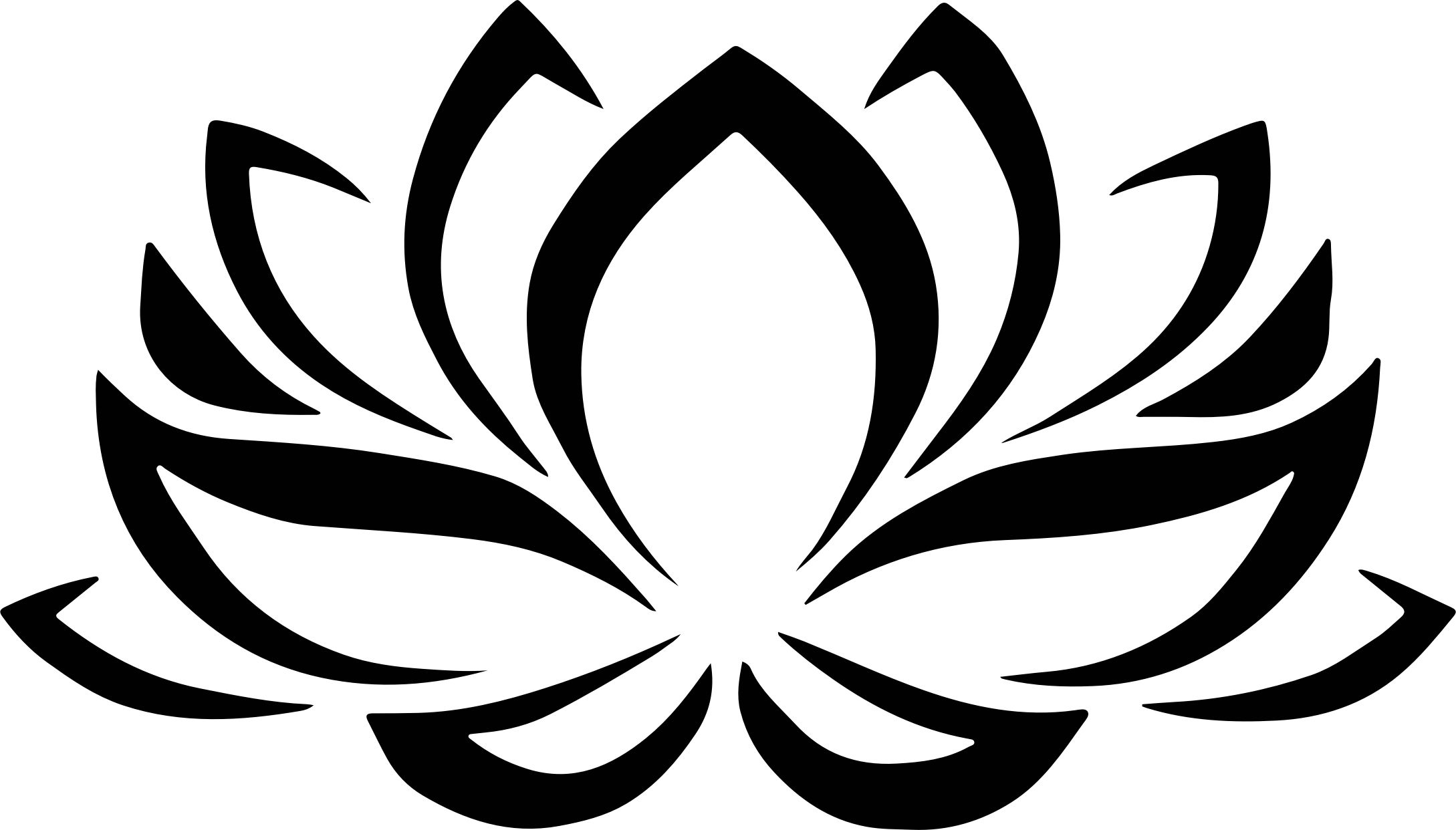 2178x1242 Great Ink Ideas Ink Flower Silhouette, Lotus Drawing, Flower