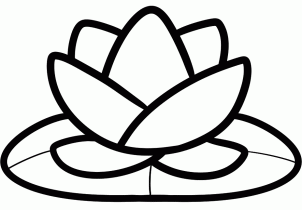 302x210 How To Draw How To Draw A Lotus For Kids