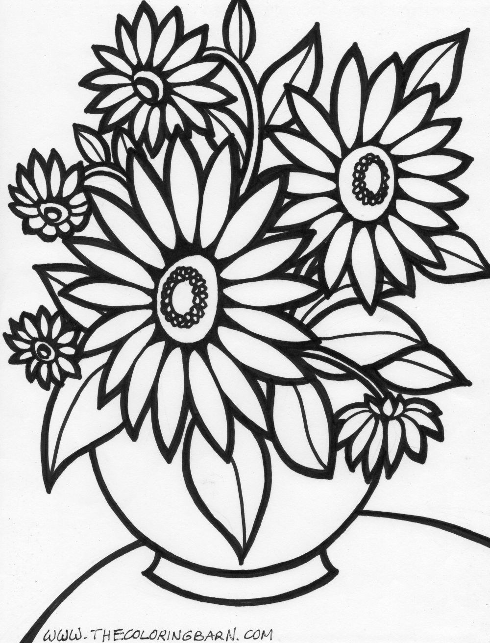 1000x1312 Weird Free Printable Pictures Of Flowers To Color Sturdy Flowering