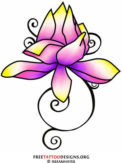 404x540 Lotus Flower Drawings For Tattoos Lotus Flower Tattoos Draw