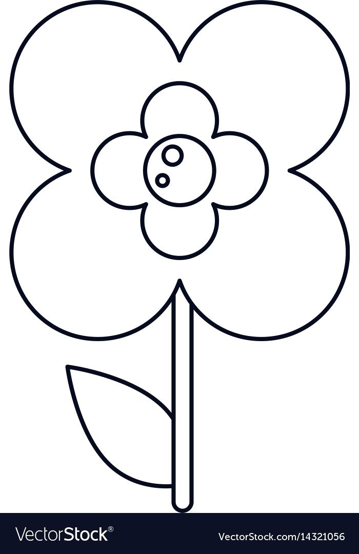 700x1080 Outline Flower Outline Drawing Of Flowers Lily Flower Drawing