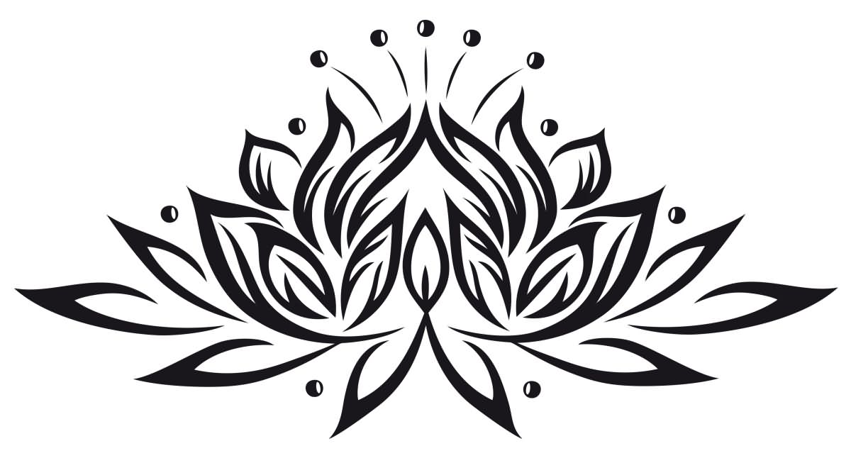 1200x646 Lotus Tattoo Stencils Designs