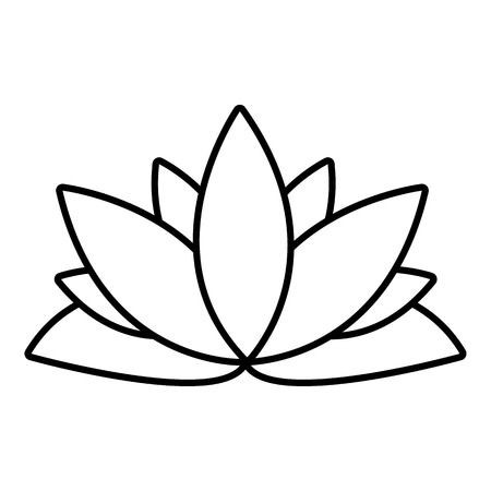450x450 Lotus Flowers Stock Line Vector Illustration Botanic