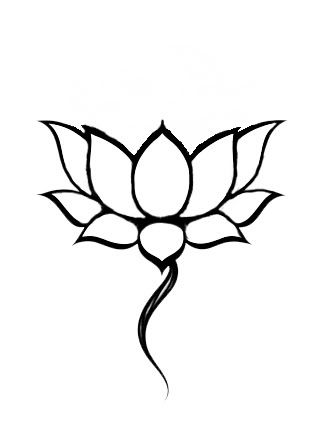315x445 Lotus Flower Drawing Outline