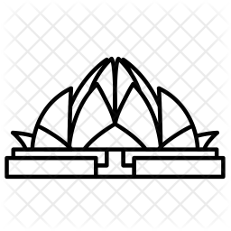 256x256 Lotus Icon Of Line Style